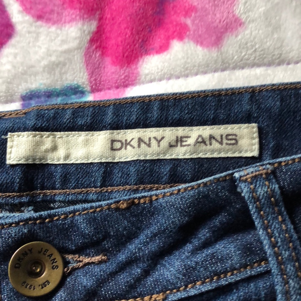 DKNY Jeans Flare Leg Blue 14